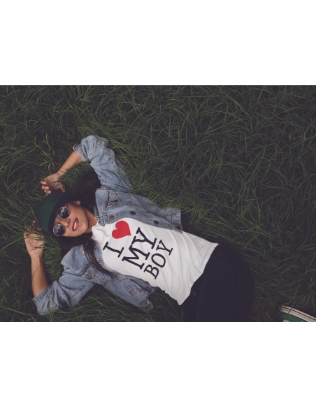 KOSZULKA DAMSKA I LOVE MY BOY