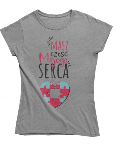 KOSZULKA DAMSKA CZĘŚĆ SERCA