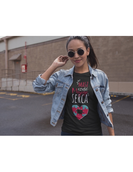 KOSZULKA DAMSKA CZĘŚĆ SERCA