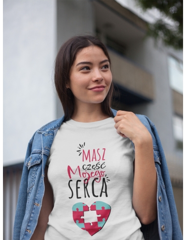 KOSZULKA DAMSKA CZĘŚĆ SERCA