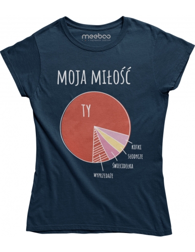 KOSZULKA DAMSKA MOJA MIŁOŚĆ