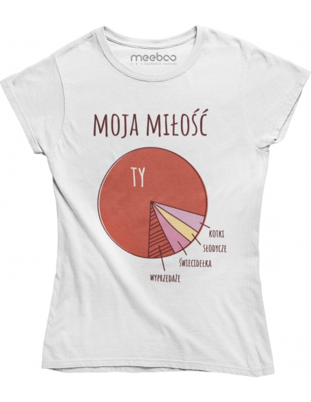 KOSZULKA DAMSKA MOJA MIŁOŚĆ