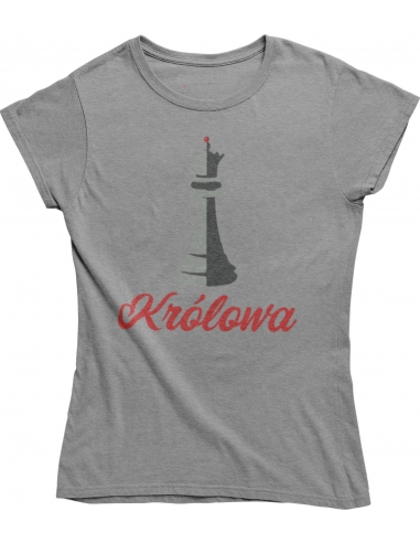 KOSZULKA DAMSKA KRÓLOWA SZACHY