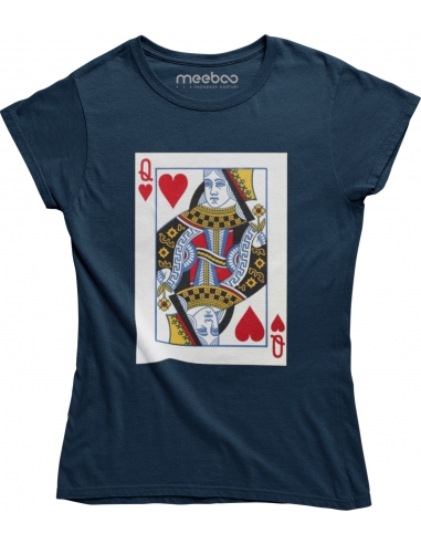 KOSZULKA DAMSKA KRÓLOWA KARTY KIER