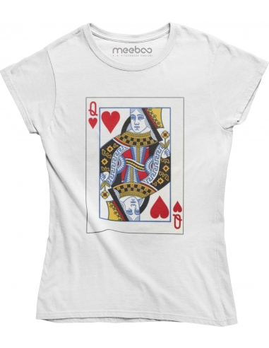 KOSZULKA DAMSKA KRÓLOWA KARTY KIER