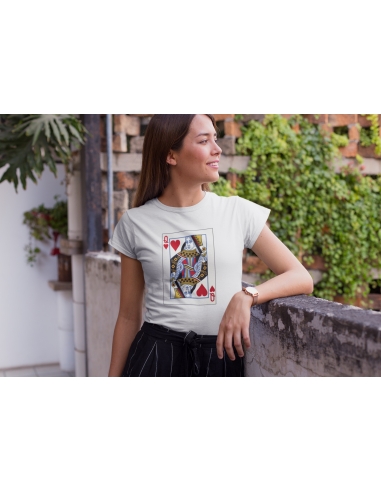 KOSZULKA DAMSKA KRÓLOWA KARTY KIER
