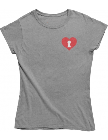 KOSZULKA DAMSKA SERCE DO KLUCZA