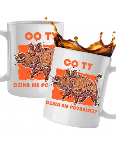 KUBEK MYŚLIWEGO DZIKA NIE POZNAJESZ