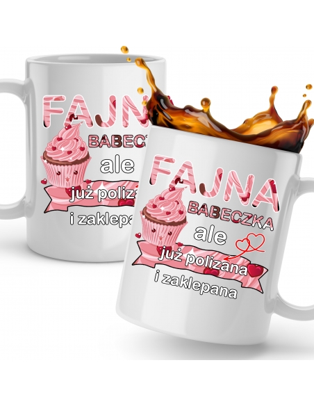 KUBEK DLA NIEJ FAJNA BABECZKA ALE JUŻ ZAKLEPANA
