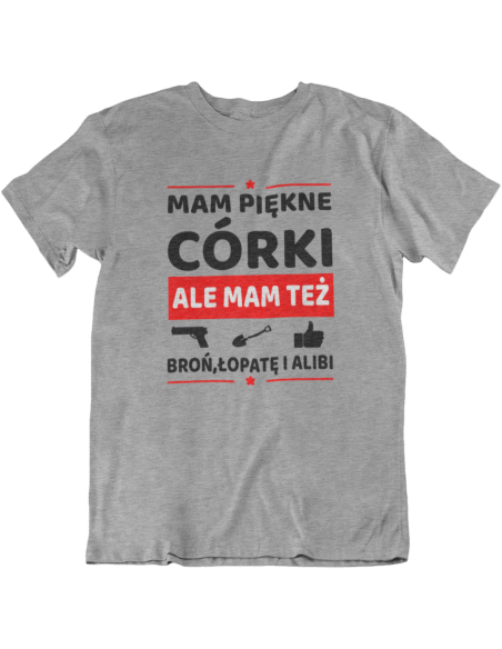 KOSZULKA MĘSKA BROŃ I ALIBI