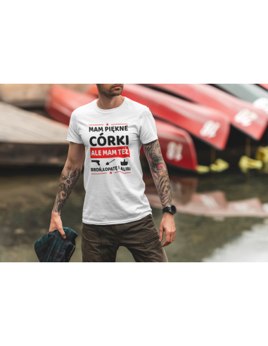 KOSZULKA MĘSKA BROŃ I ALIBI