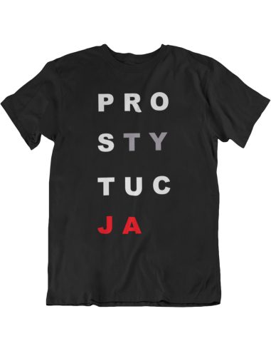 KOSZULKA MĘSKA POLITYCZNA PROSTYTUCJA