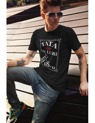 KOSZULKA MĘSKA POLITYCZNA TATA KTÓRY...