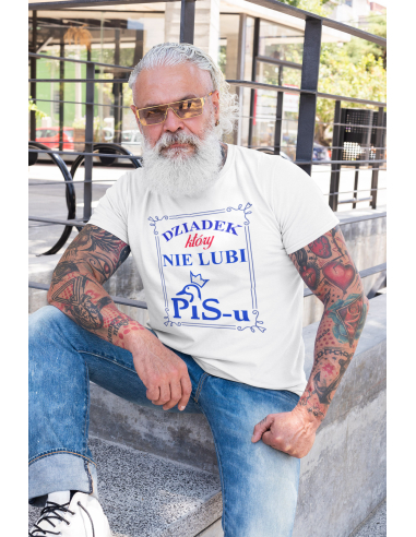 KOSZULKA MĘSKA POLITYCZNA DZIADEK...