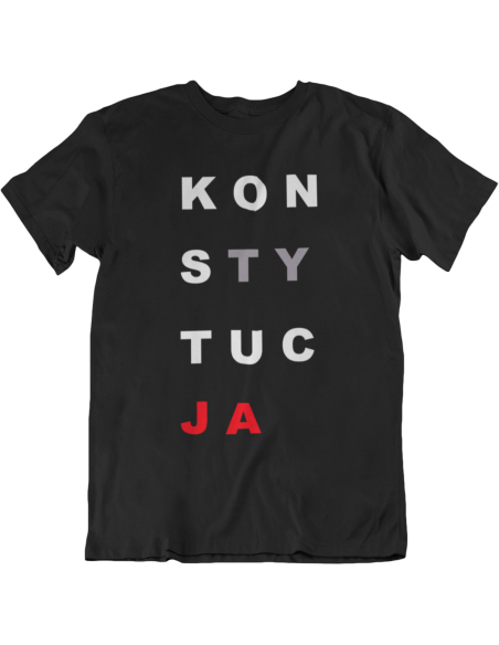 KOSZULKA MĘSKA POLITYCZNA KONSTYTUCJA