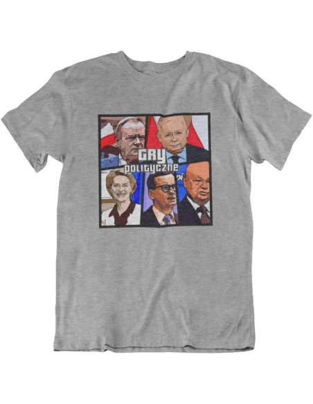 KOSZULKA MĘSKA GRY POLITYCZNE
