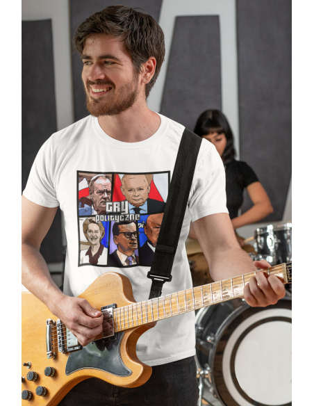 KOSZULKA MĘSKA GRY POLITYCZNE