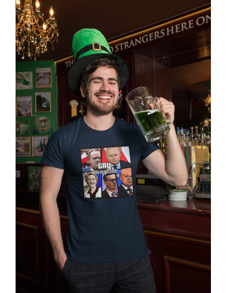 KOSZULKA MĘSKA GRY POLITYCZNE