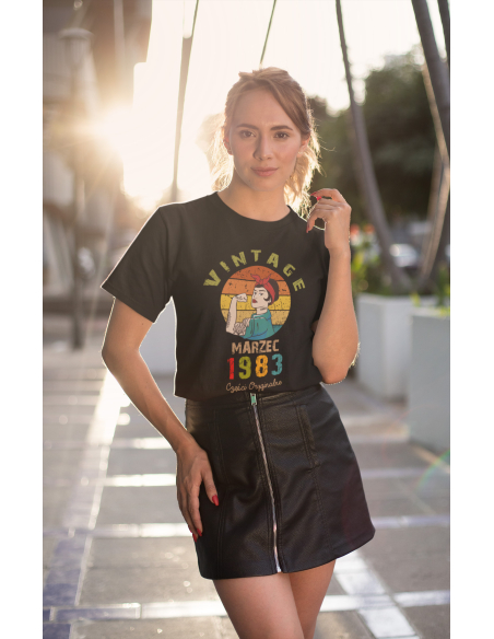 KOSZULKA DAMSKA URODZINOWA VINTAGE