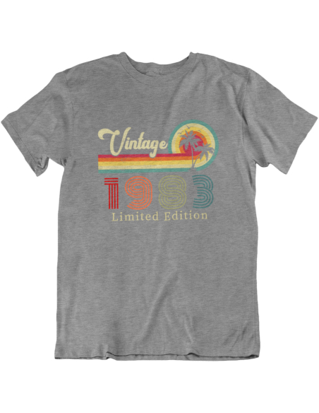 KOSZULKA MĘSKA VINTAGE ver.2  URODZINOWA