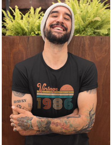 KOSZULKA MĘSKA VINTAGE ver.3 URODZINOWA