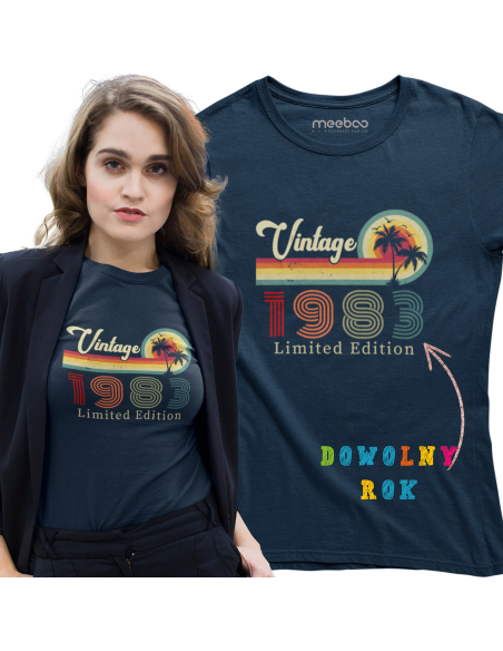 KOSZULKA DAMSKA URODZINOWA VINTAGE 2