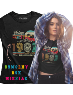 KOSZULKA DAMSKA URODZINOWA VINTAGE 4