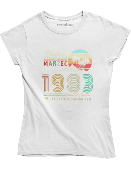 KOSZULKA DAMSKA URODZINOWA VINTAGE 4