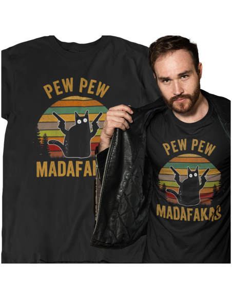 KOSZULKA MĘSKA Pew Pew Madafakas