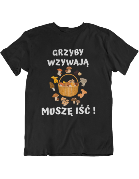 KOSZULKA MĘSKA Grzyby wzywają