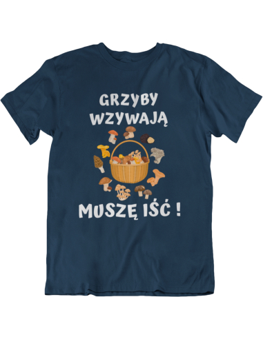 KOSZULKA MĘSKA Grzyby wzywają