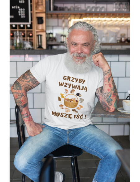 KOSZULKA MĘSKA Grzyby wzywają