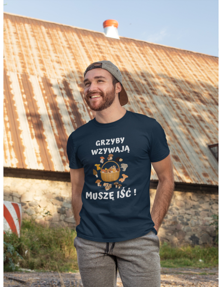 KOSZULKA MĘSKA Grzyby wzywają