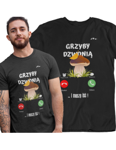 KOSZULKA MĘSKA GRZYBY DZWONIĄ