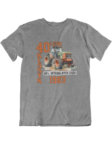 KOSZULKA MĘSKA TRAKTOR 30 40 50 60 70...
