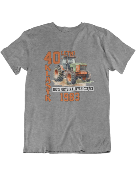 KOSZULKA MĘSKA TRAKTOR 30 40 50 60 70 LATEK