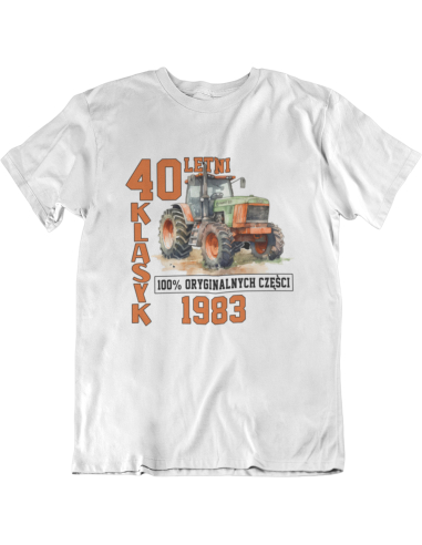 KOSZULKA MĘSKA TRAKTOR 30 40 50 60 70...