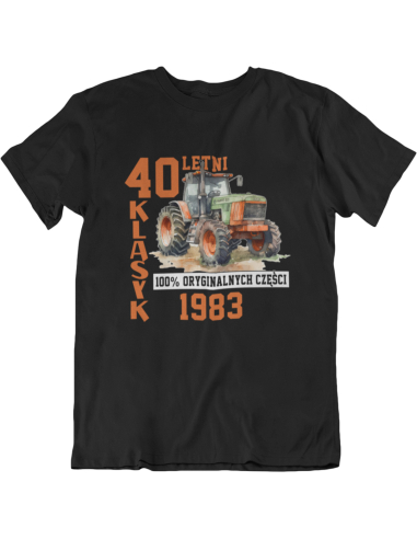 KOSZULKA MĘSKA TRAKTOR 30 40 50 60 70...