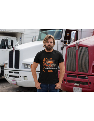 KOSZULKA MĘSKA SAMOCHÓD 30 40 50 60...