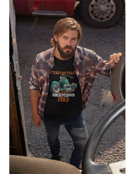 KOSZULKA MĘSKA CHOPPER 30 40 50 60 70 LATEK