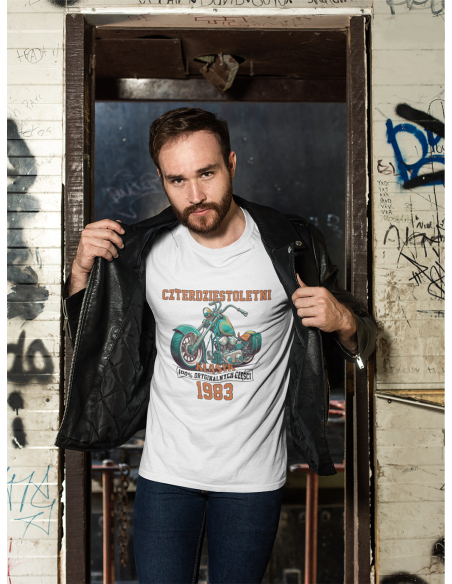 KOSZULKA MĘSKA CHOPPER 30 40 50 60 70 LATEK