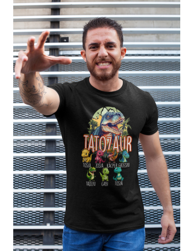 KOSZULKA MĘSKA GANG TATOZAUR