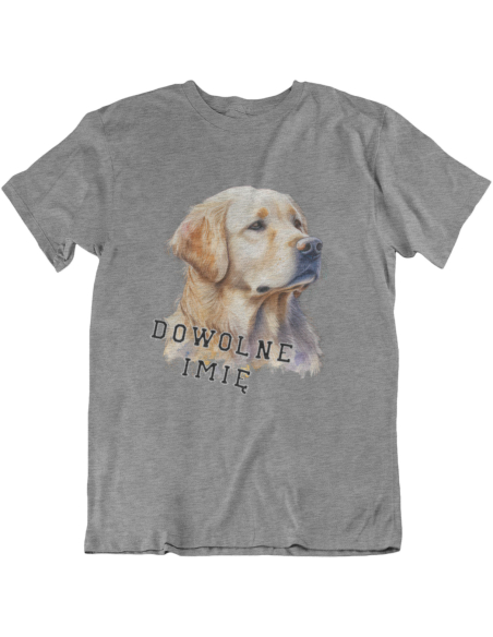 KOSZULKA MĘSKA PIES GOLDEN RETRIVER