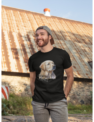 KOSZULKA MĘSKA PIES GOLDEN RETRIVER