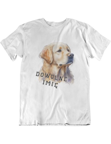 KOSZULKA MĘSKA PIES GOLDEN RETRIVER