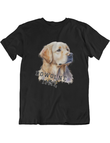 KOSZULKA MĘSKA PIES GOLDEN RETRIVER