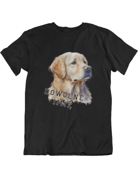 KOSZULKA MĘSKA PIES GOLDEN RETRIVER