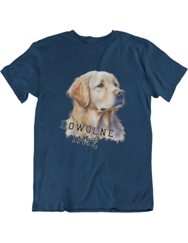 KOSZULKA MĘSKA PIES GOLDEN RETRIVER