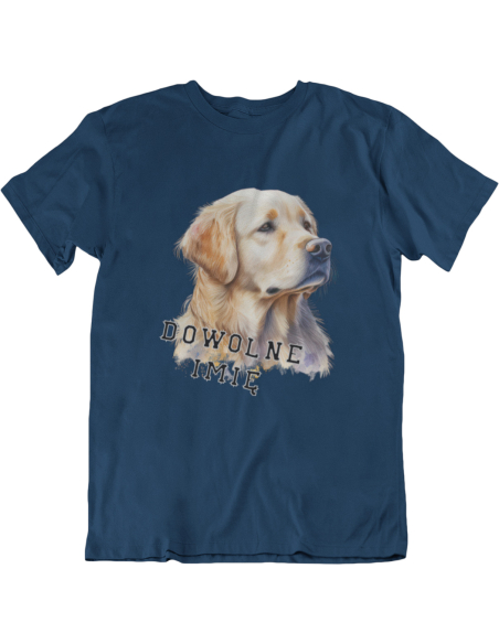 KOSZULKA MĘSKA PIES GOLDEN RETRIVER