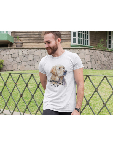 KOSZULKA MĘSKA PIES GOLDEN RETRIVER